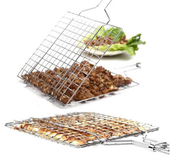 Vỉ Nướng Hộp Inox Cao Cấp Chống Gỉ Loại Lớn ( 41x30cm)