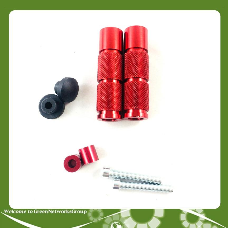 Combo cặp Gù chống đổ trước đỗ sau cho xe máy GreenNetworks (màu đỏ)