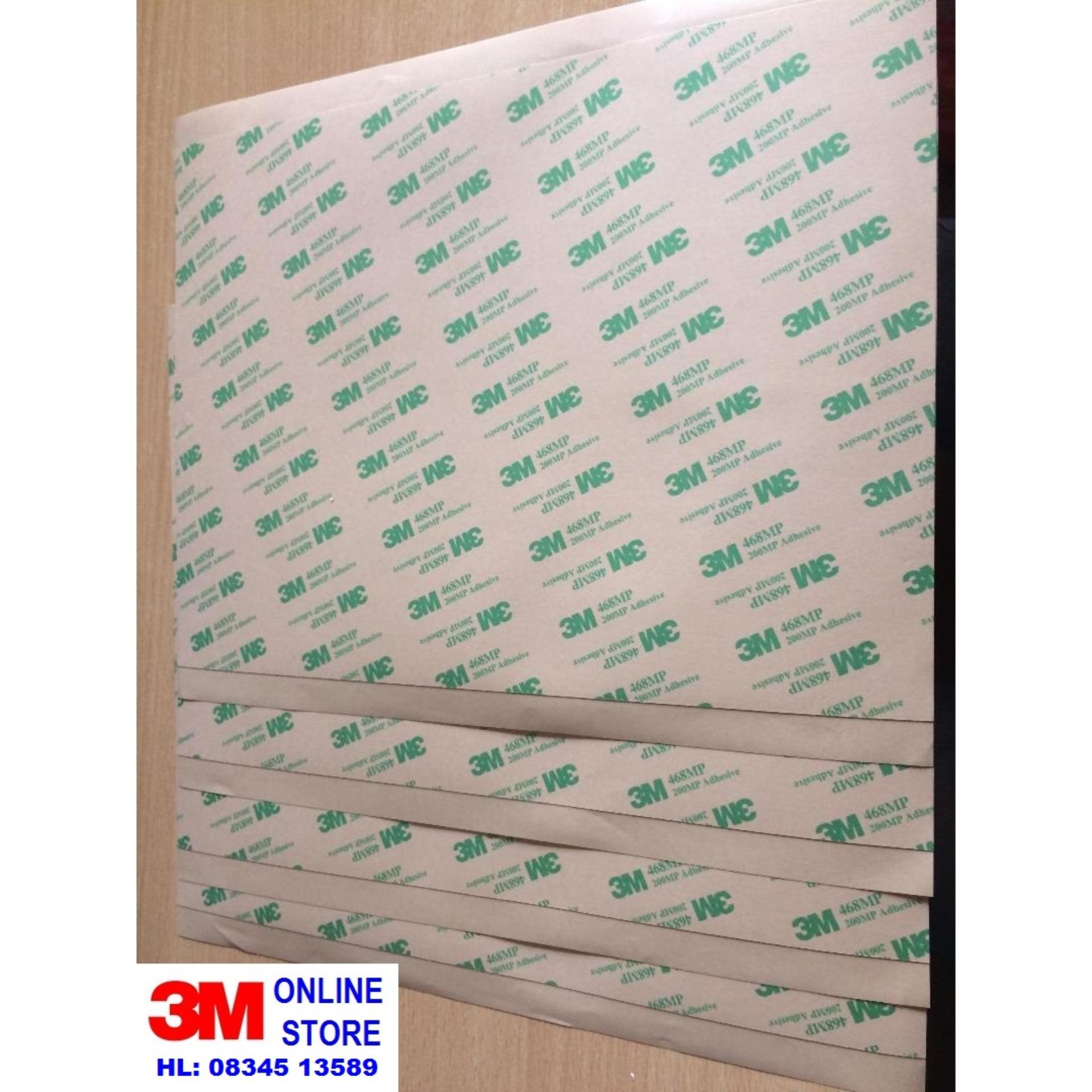 BĂNG KEO 2 MẶT DÁN LOGO 3M 468MP khổ A4 (200mm x 290mm)