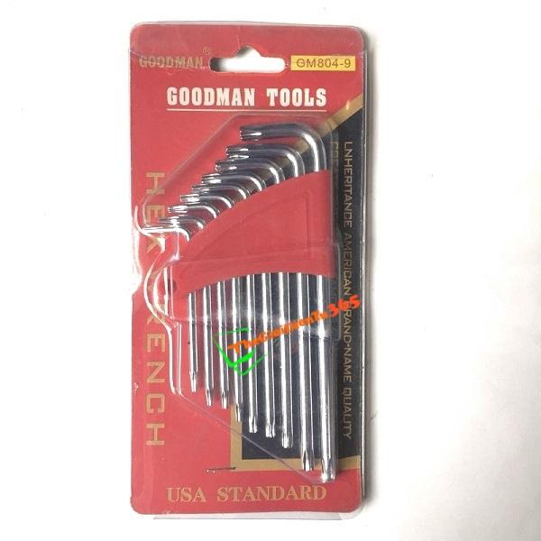 Bộ lục giác hoa thị 9 món
