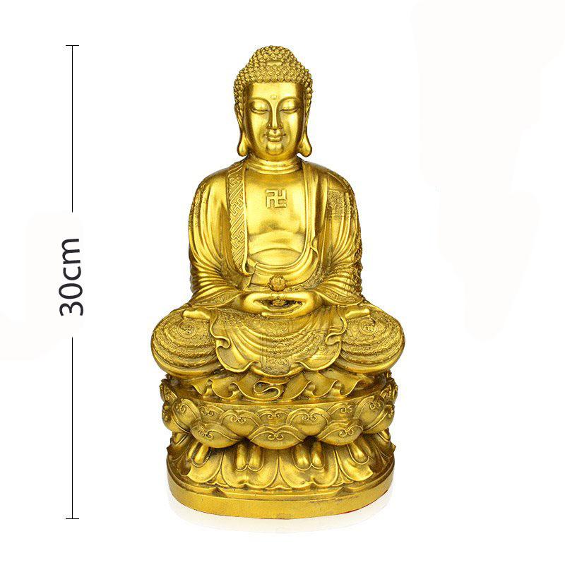 Tượng Phật Thích Ca Mâu Ni Phật bằng đồng thau cỡ đại. Văn hóa phẩm Phật giáođồ thờ cúngquà lưu niệm uy tín giá tốt.