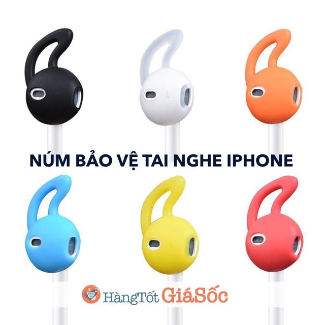 Bộ 2 núm bảo vệ cho Tai nghe iPhone (vỏ silicon tai nghe iphone)