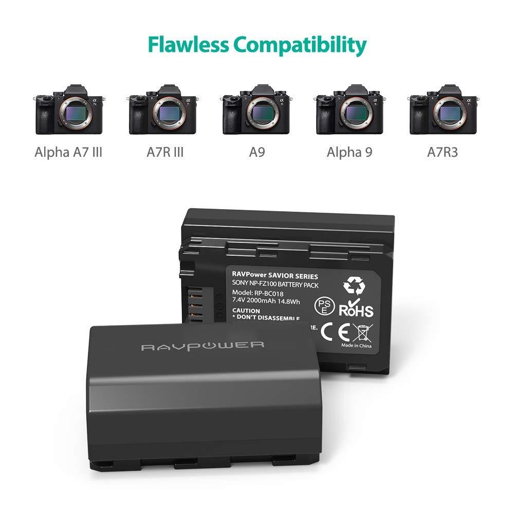 Pin máy ảnh Ravpower FZ-100