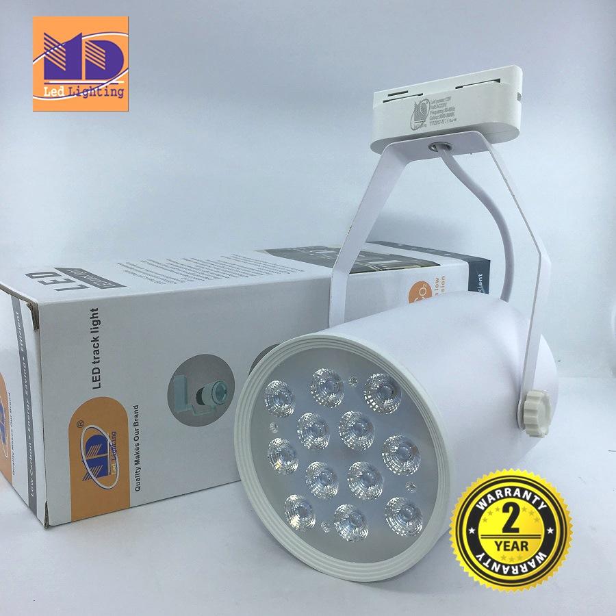 Bộ 5 Đèn FA led rọi ray vỏ trắng ánh sáng Trung tính 12W - MD63