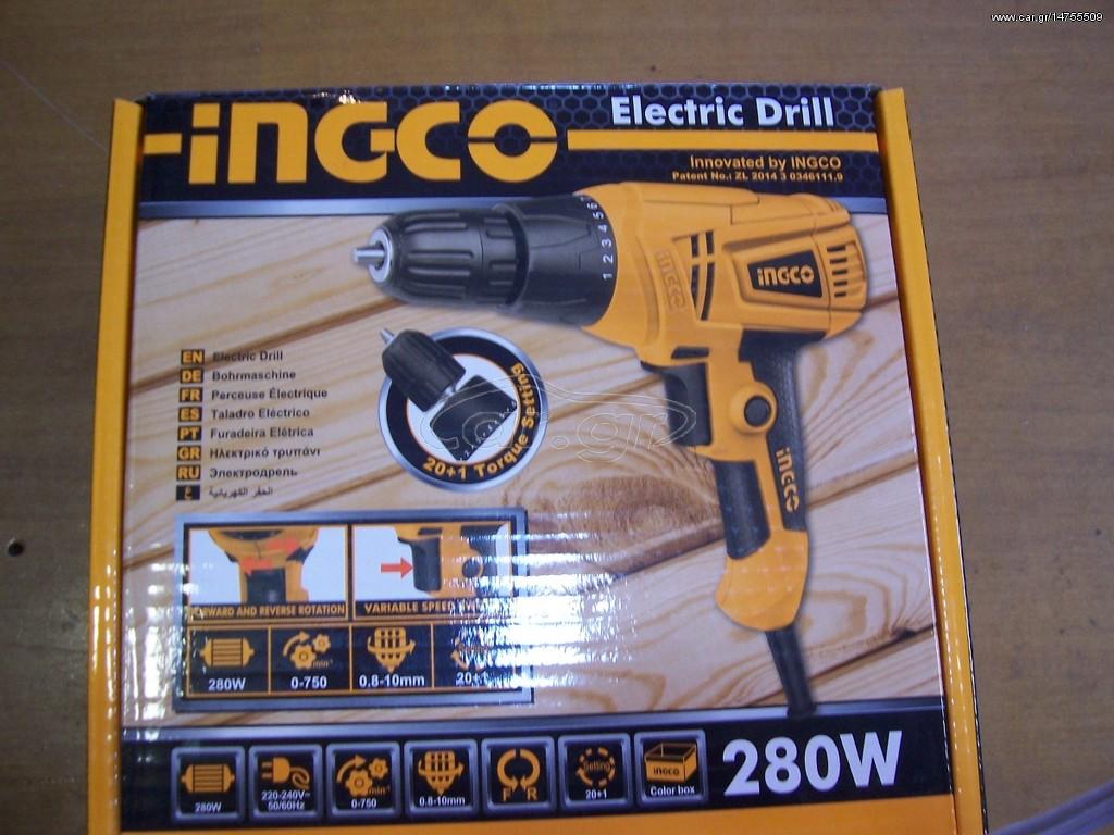 [HCM]10mm Máy khoan cầm tay 280W INGCO ED2808