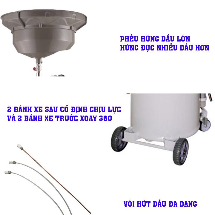 Máy hút dầu thải dùng khí nén HC-3297