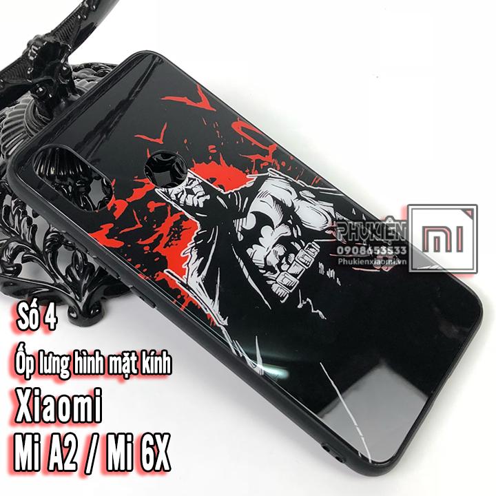 Ốp lưng cho xiaomi mi a2 / mi 6x hình 3d kính