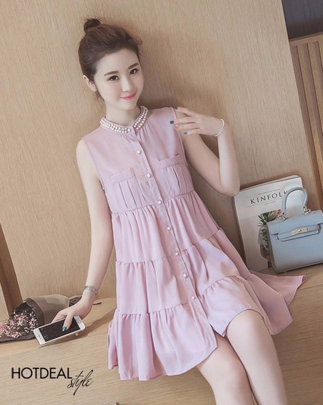 Đầm xòe ruby