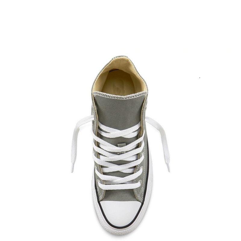 Giày Vải Sneaker CV Classic Cổ Cao Xám Nữ
