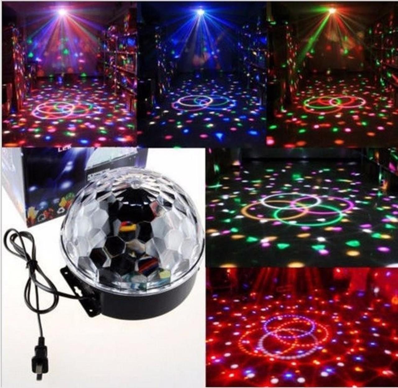 Loa đèn led cảm ứng vũ trường MP3 USB