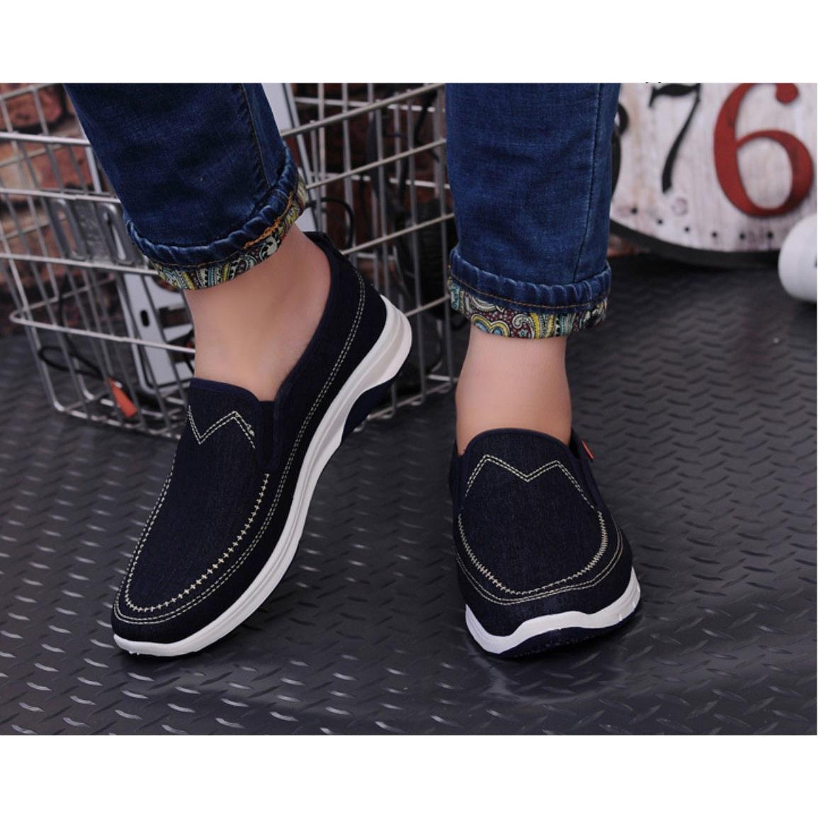 Giày lười vải nam G356