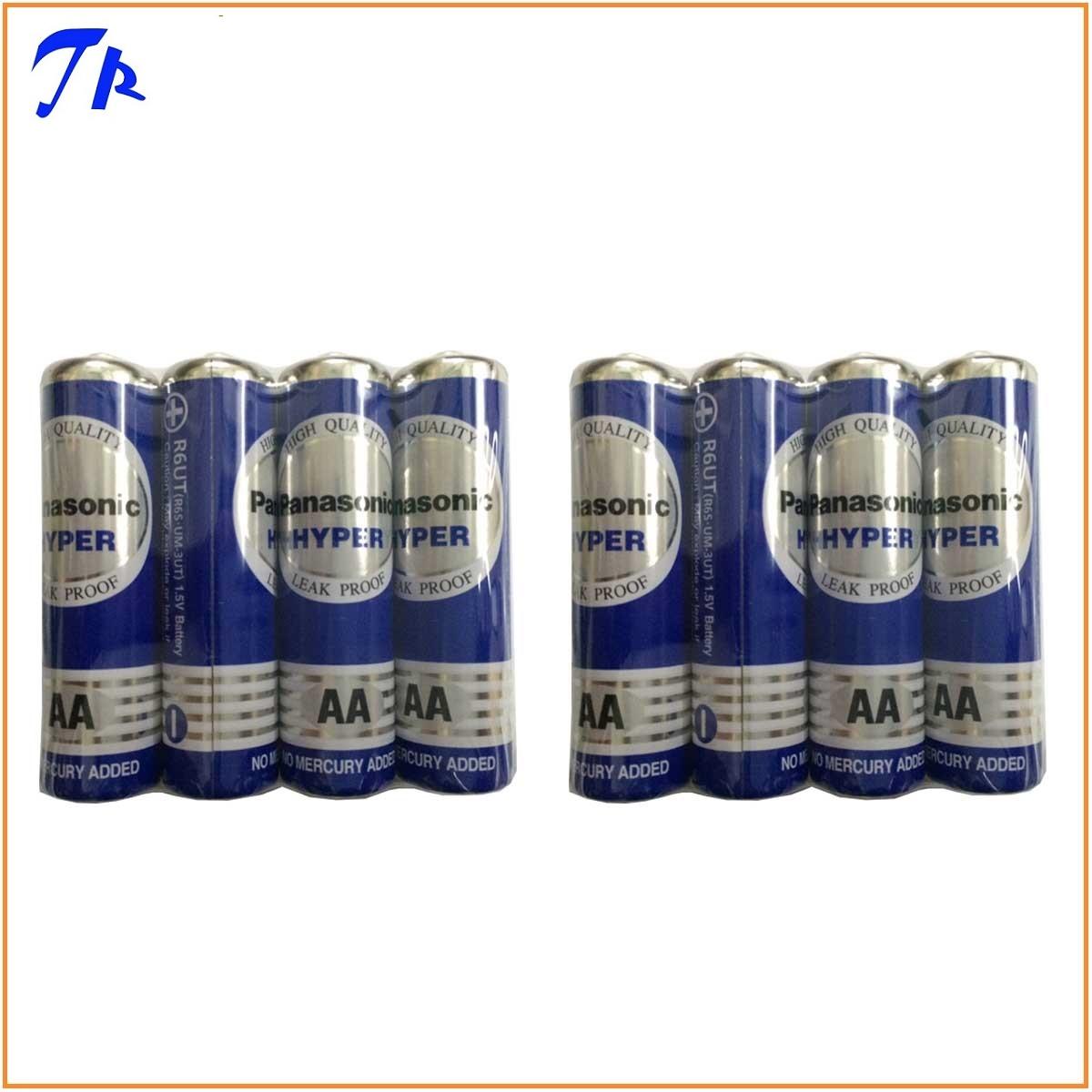 [HCM]5 vỉ Pin AA Panasonic R06UT/4S ( vỉ 4 viên )
