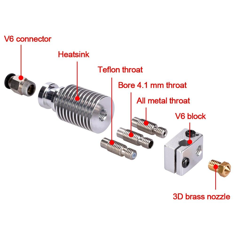 Đầu phun máy in 3D trọn bộ E3D V6