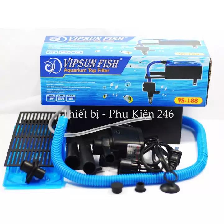 Máy bơm hồ cá VS188 (trang bị đầy đủ máy bơm, hộp lọc)