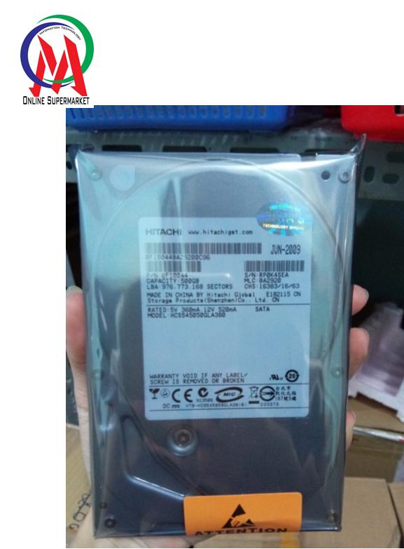 [HCM]Ổ cứng PC 500GB Hitachi BH 24T tặng cáp sata