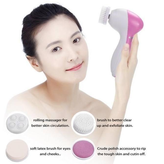 Máy rửa mặt massage 5 trong 1