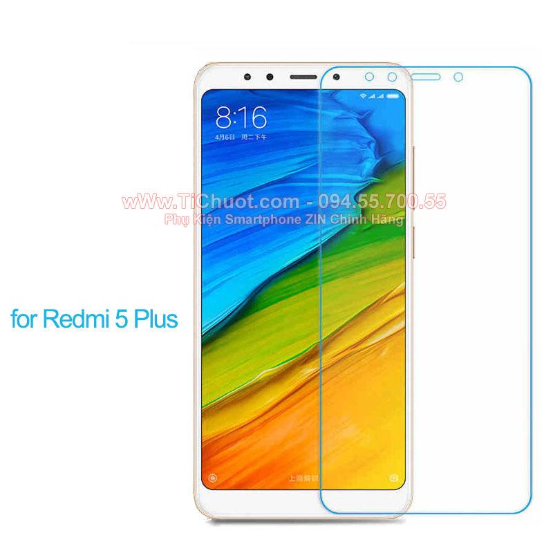 Kính Cường Lực Cho Xiaomi Redmi 5 Plus (Trong suốt)