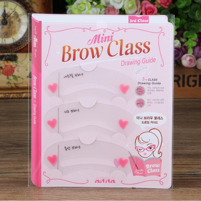 Bộ 6 khuôn kẻ chân mày Hàn Quốc = 2 set