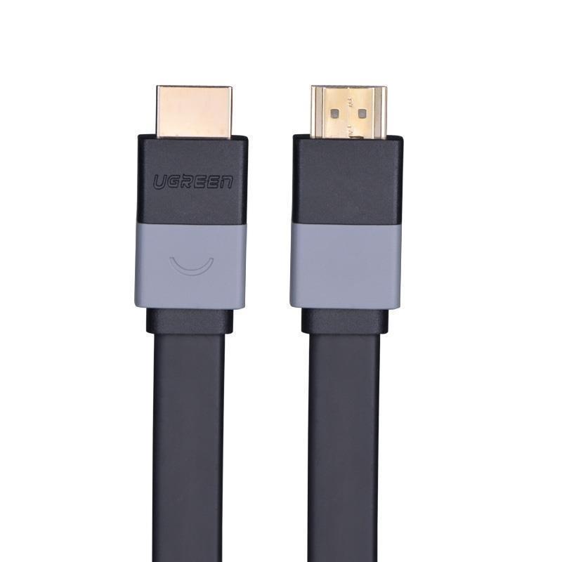 [HCM]Cáp HDMI 5M Ugreen 30112(HD120)- Cáp dẹp 3D 4K*30Hz Enthernet RCA