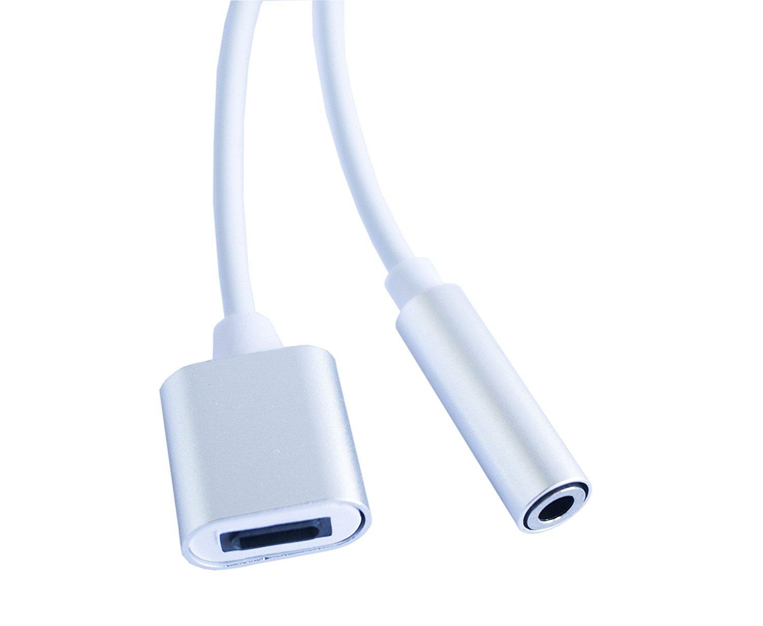 Jack chia Lightning ra 3.5mm kèm cổng sạc
