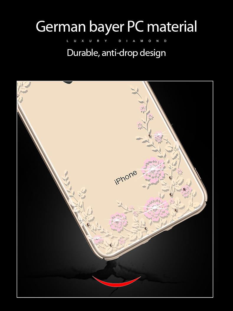 Ốp lưng đính đá cao cấp Kingxbar cho iPhone XS Max