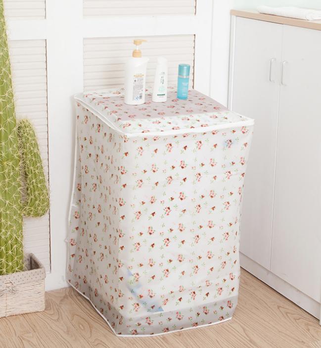 ÁO CHÙM MÁY GIẶT CỬA TRÊN LOẠI LỚN CHO MÁY TỪ ( 7kg - 10.5 kg ) TRẮNG PHỐI HOA CAO CẤP
