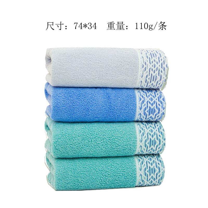 Grace Dày Khăn Mặt 100% Cotton Rửa Đồ Gia Dụng Hexagram Khăn Mặt Tắm Người Lớn 100% Cotton Khăn Thấm Nước Ba Gói