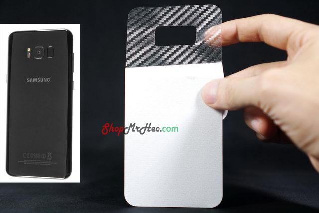 [HCM]Bộ 3 Skin Dán Mặt Lưng Vân 3D Samsung S8 Plus - S8+