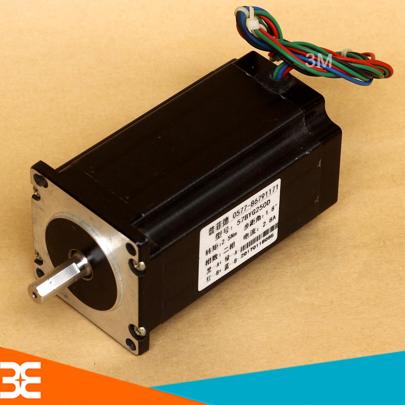 Động cơ bước 57byg250d 1.8 độ 2.5nm 2.8a