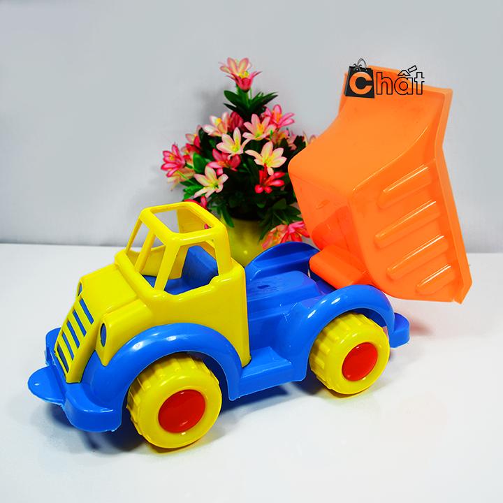 Bộ đồ chơi xúc cát đi biển xe ben HT525