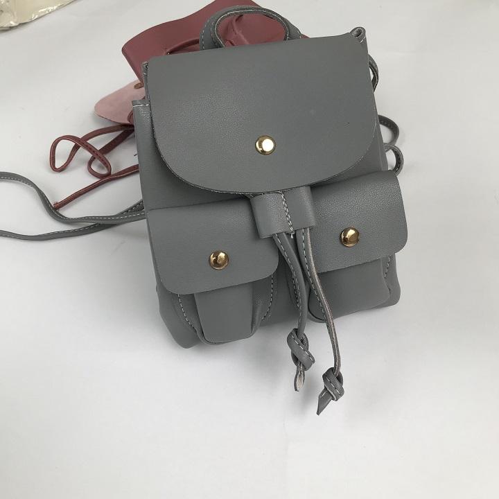 Balo dây rút mini nữ chất da dày dặn cực yêu, size 20cm
