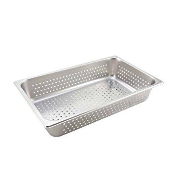 KHAY INOX BUFFET ĐỤC LỖ 1/1 CAO 15 CM