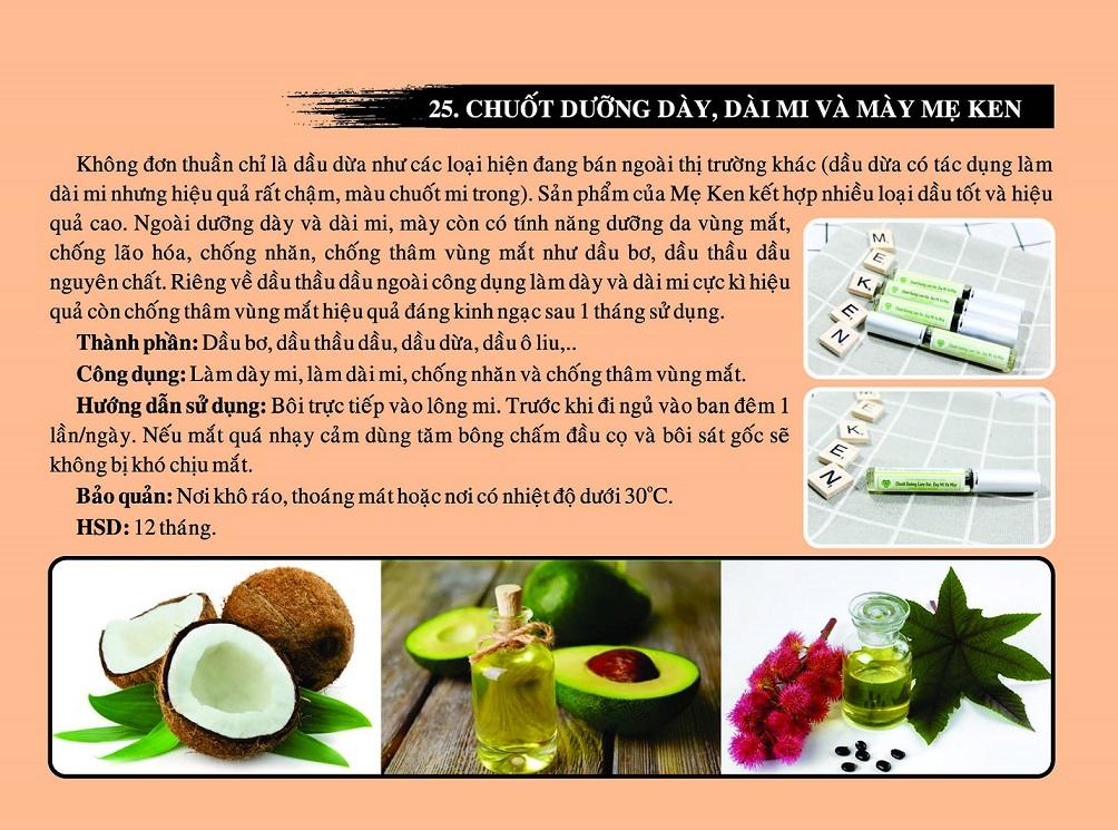 [HCM]CHUỐT DƯỠNG MI MÀY DÀI DẦY MẸ KEN
