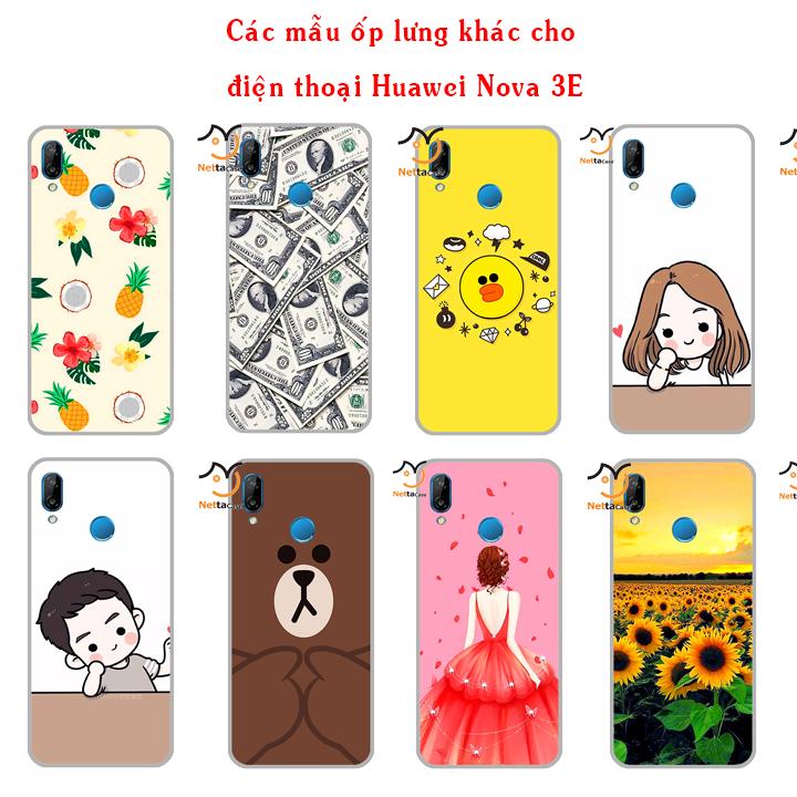 [HCM]Ốp lưng Huawei NOVA 3E - 01141 7870 CUTE14 - Silicone Dẻo