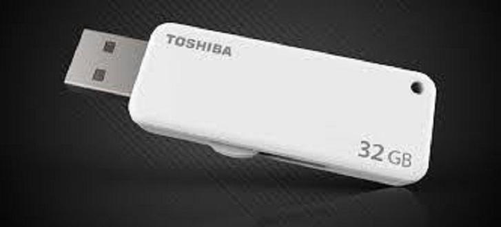 USB 32GB Nắp Trượt Toshiba TransMemory U203