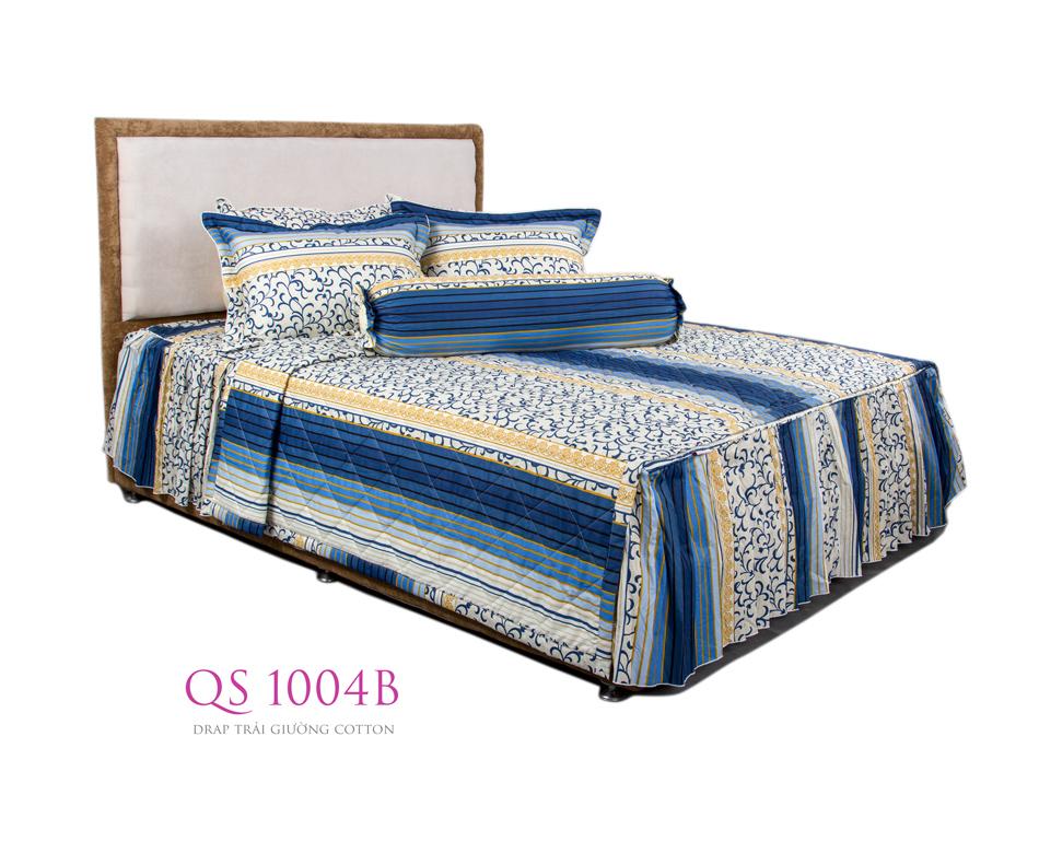 Drap trải giường Cotton Vạn Thành QS 1006 - 160x 200 x 7.5 cm