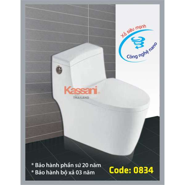 Bồn Cầu Liền Khối 0834