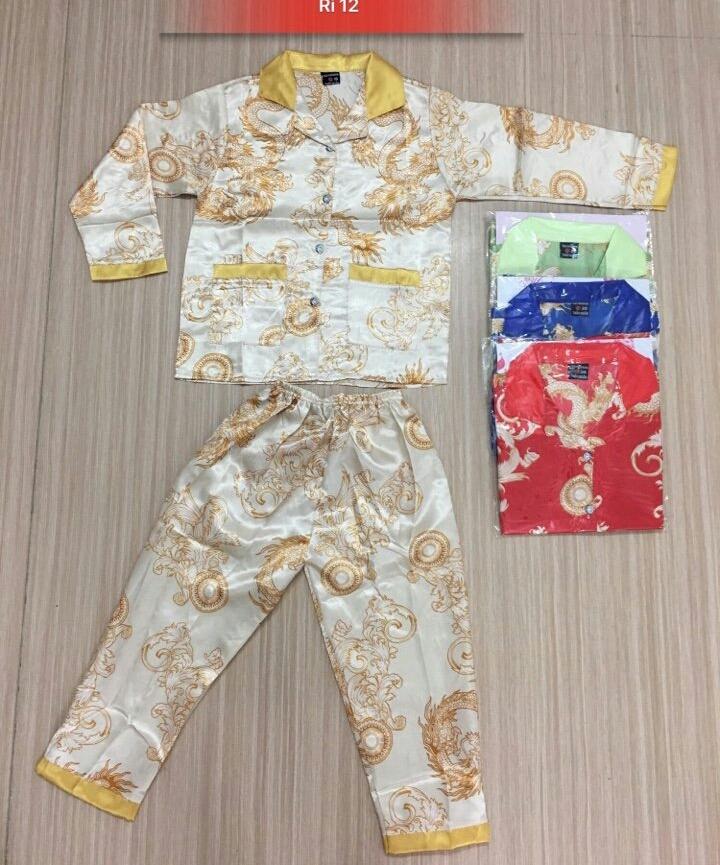 Đồ bộ pijama tây dài bé trai 10-25kg