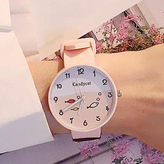 Đồng hồ trẻ em mặt thú Kezzi PKHRKE006-5 (hồng)
