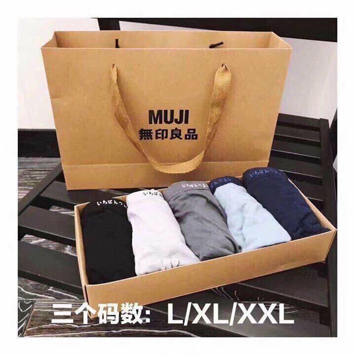 Bộ 5 chiếc sịp đùi nam muji xuất nhật