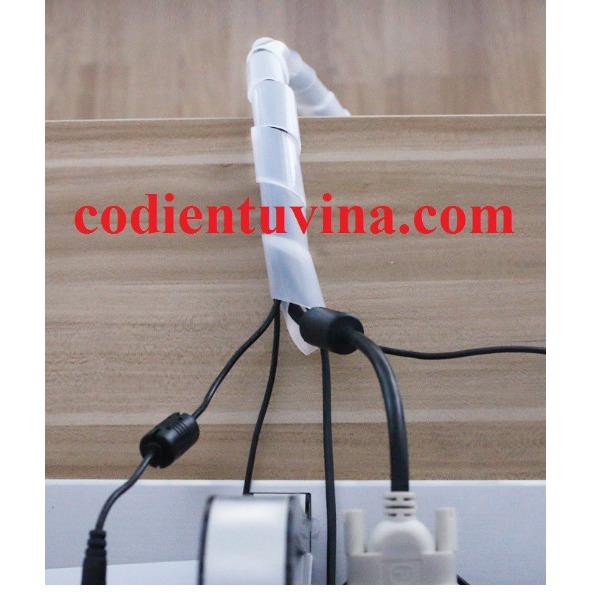 Dây Xoắn Nhựa Đen (Spiral Tubes- Hay Dây Xoắn Ruột Gà) Màu Đen phi 8