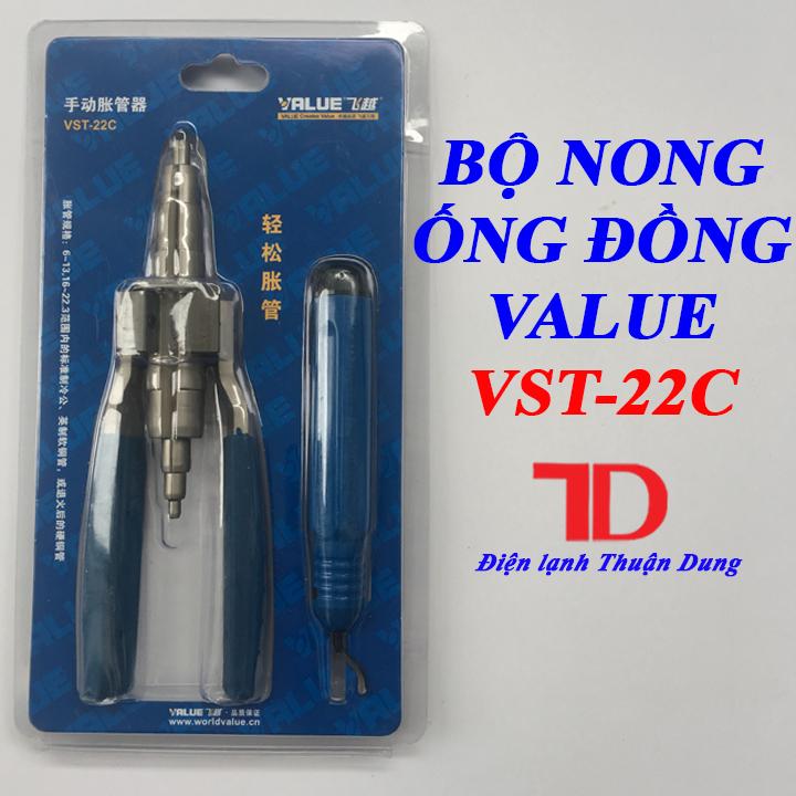 BỘ NONG ỐNG ĐỒNG VALUE VST-22C KÈM DAO CẠO BAVIA, KÌM NONG ỐNG ĐỒNG VALUE