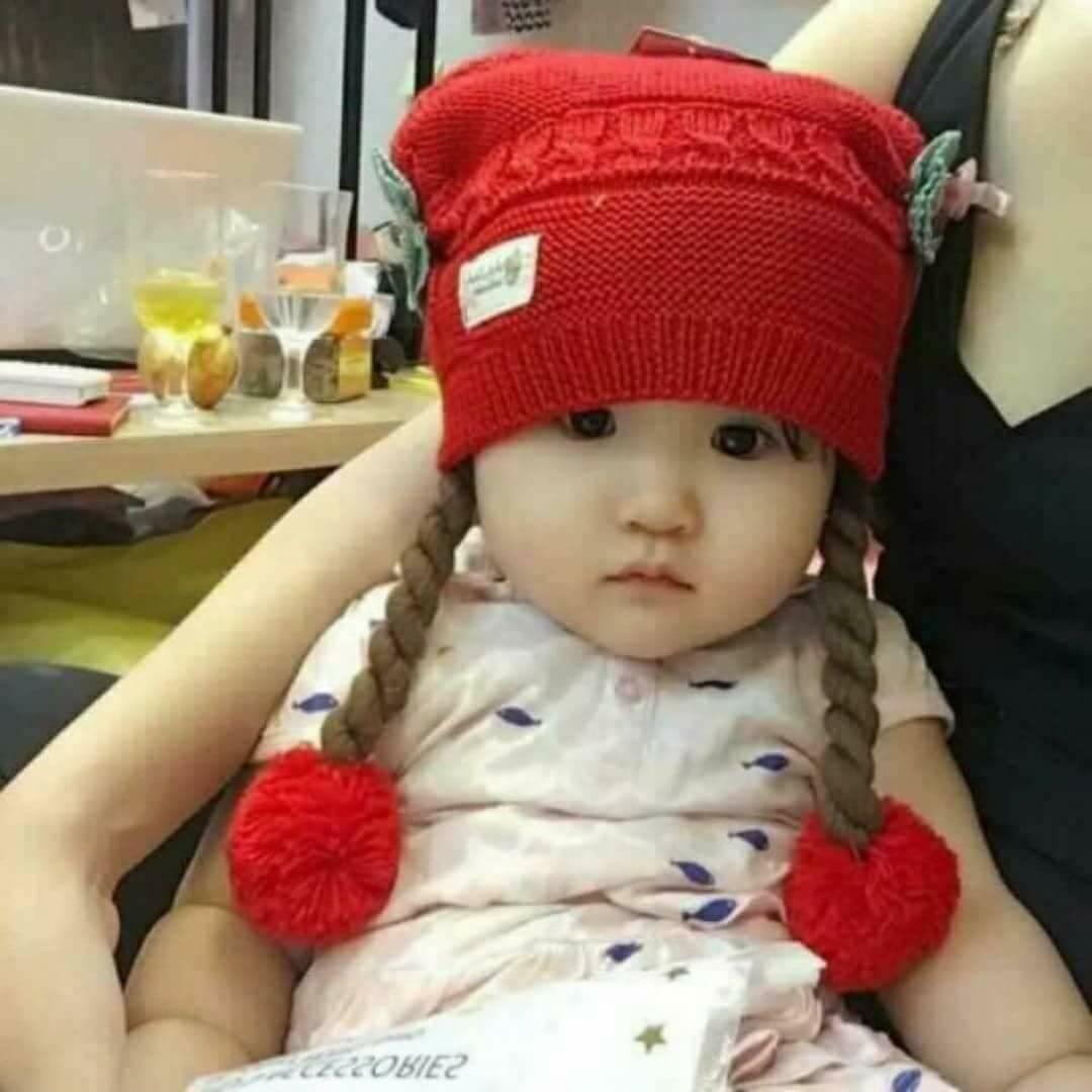 MŨ LEN TÓC GIẢ ĐUÔI SAM( ẢNH THẬT CUỐI )