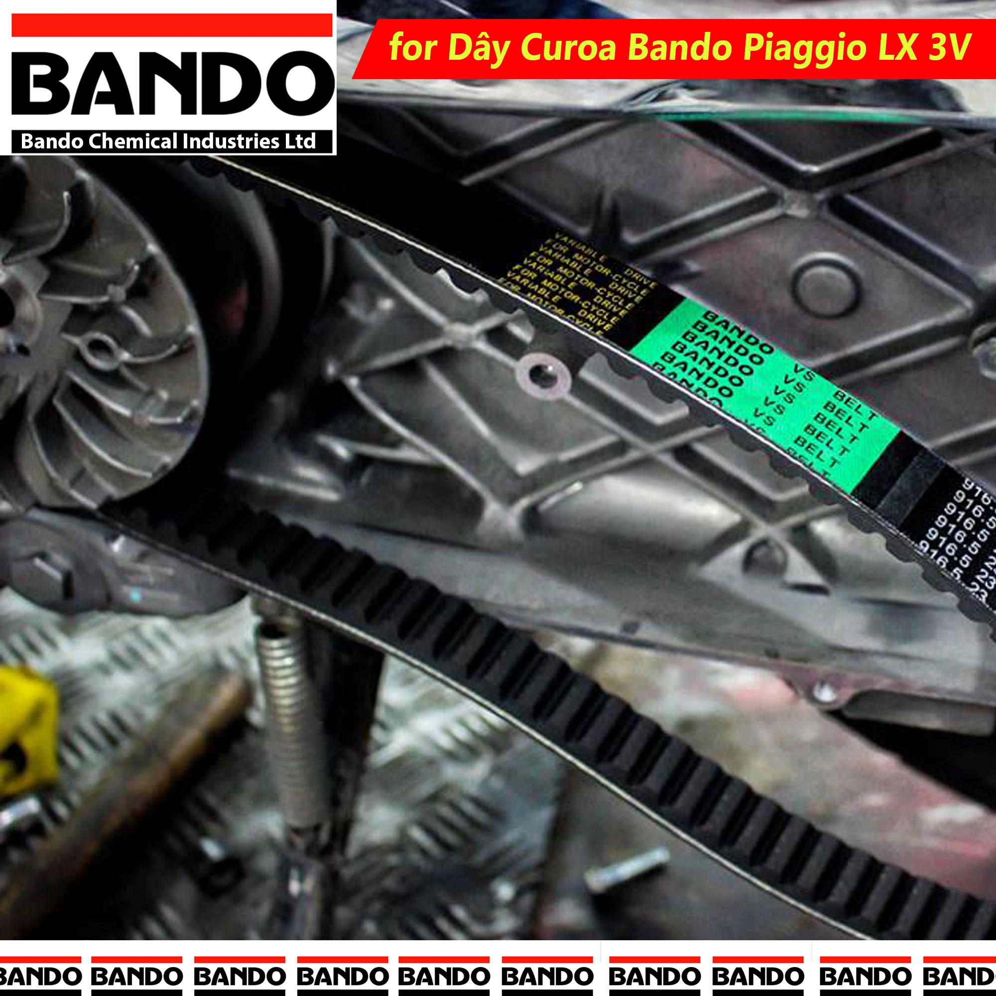 [HCM]Dây curoa Piaggio LX 3V nhập khẩu ( Bando Thai Lan )