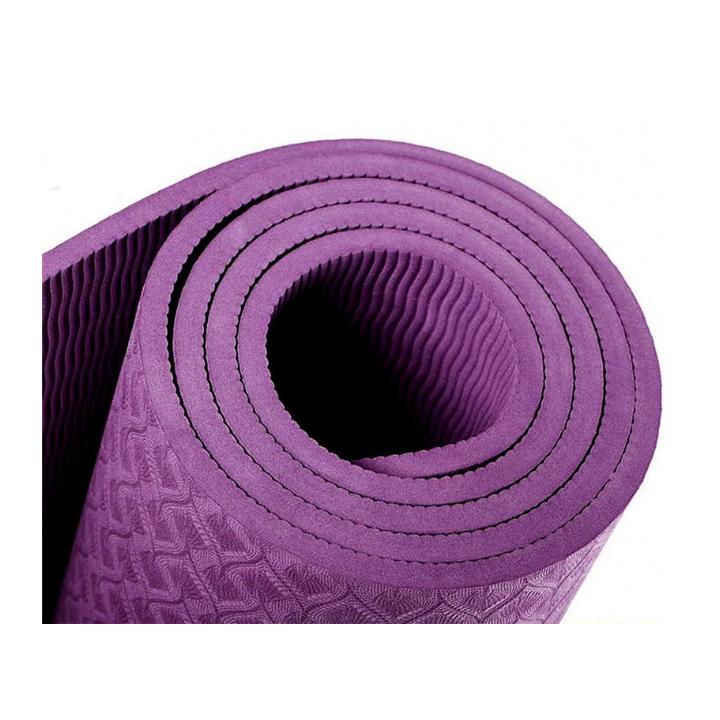 Thảm tập yoga TPE 8mm cao cấp (tím)
