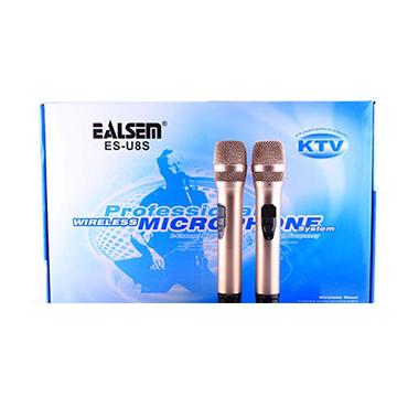 [HCM][Trả góp 0%]Micro Karaoke Không Dây Ealsem ES-U8S (Bronze)
