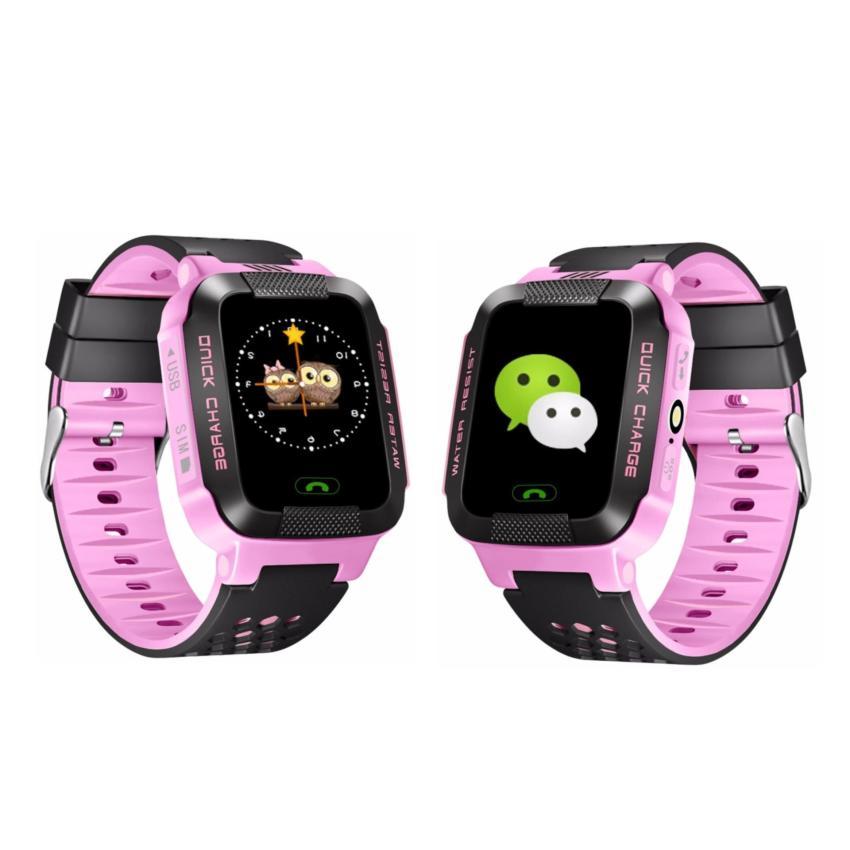 [HCM]ĐỒNG HỒ ĐỊNH VỊ GPS TRẺ EM ecoWATCH_E5 ( màu hồng )