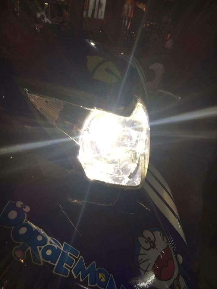 Đèn led xe máy Hv shop CHân h4 Cos (vàng) pha (trắng)