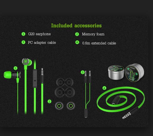 Tai nghe G20 Hammering In ear PLEXTONE - G20