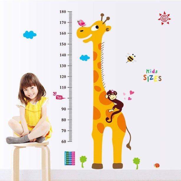 Decal dán tường đo chiều cao- AY9092